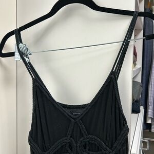 Black banana republic maxi dress. Size small.